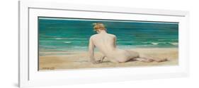 Nude Seated on the Shore, 1888-John Reinhard Weguelin-Framed Giclee Print