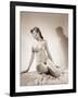 Nude Seated Woman-Philip Gendreau-Framed Photographic Print