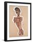 Nude Self-Portrait, 1910-Egon Schiele-Framed Giclee Print