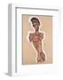 Nude Self-Portrait-Egon Schiele-Framed Giclee Print