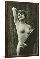 Nude Showing Armpit-null-Framed Art Print