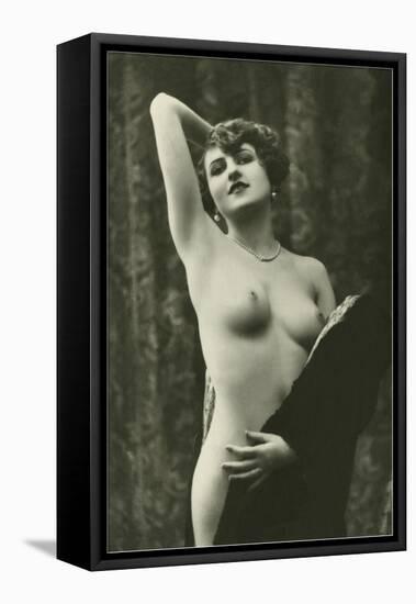 Nude Showing Armpit-null-Framed Stretched Canvas