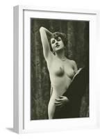 Nude Showing Armpit-null-Framed Art Print