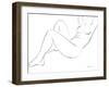 Nude Sketch II-Albena Hristova-Framed Art Print