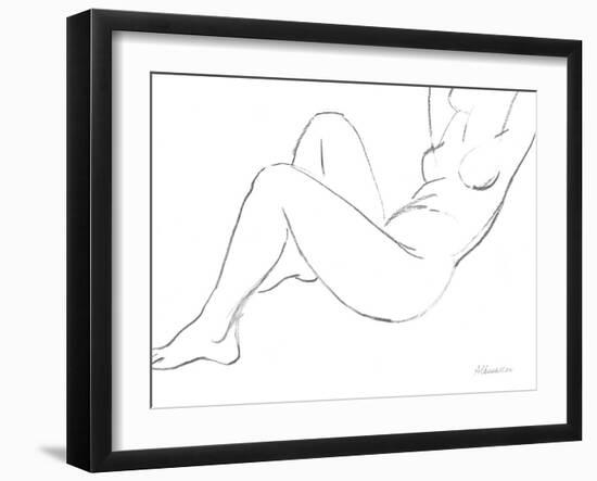 Nude Sketch II-Albena Hristova-Framed Art Print