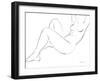Nude Sketch II-Albena Hristova-Framed Art Print