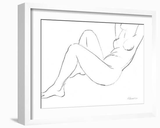 Nude Sketch II-Albena Hristova-Framed Art Print