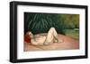 Nude Sleeping by the River Bank-Félix Vallotton-Framed Giclee Print