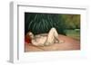 Nude Sleeping by the River Bank-Félix Vallotton-Framed Giclee Print