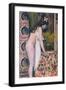 Nude Smelling the Flowers (Nu Sens Les Fleurs)-Georges Lemmen-Framed Giclee Print