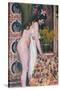 Nude Smelling the Flowers (Nu Sens Les Fleurs)-Georges Lemmen-Stretched Canvas