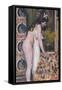Nude Smelling the Flowers, Nu Sens Les Fleurs-Georges Lemmen-Framed Stretched Canvas