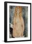 Nude Standing, C.1917-18-Amedeo Modigliani-Framed Giclee Print