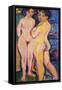 Nude Standing-Ernst Ludwig Kirchner-Framed Stretched Canvas