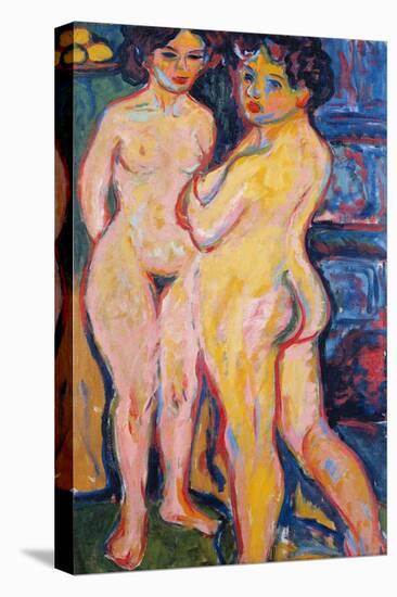 Nude Standing-Ernst Ludwig Kirchner-Stretched Canvas