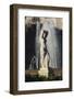 Nude Statue, Placa De Lesseps, Barcelona, Catalunya, Spain, Europe-James Emmerson-Framed Photographic Print