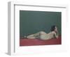 Nude Stretched Out on a Piece of Cloth, 1909-Félix Vallotton-Framed Premium Giclee Print