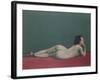 Nude Stretched Out on a Piece of Cloth, 1909-Félix Vallotton-Framed Premium Giclee Print