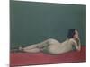 Nude Stretched Out on a Piece of Cloth, 1909-Félix Vallotton-Mounted Premium Giclee Print