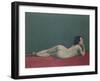 Nude Stretched Out on a Piece of Cloth, 1909-Félix Vallotton-Framed Giclee Print