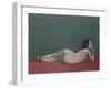 Nude Stretched Out on a Piece of Cloth, 1909-Félix Vallotton-Framed Giclee Print