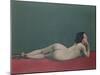 Nude Stretched Out on a Piece of Cloth, 1909-Félix Vallotton-Mounted Giclee Print