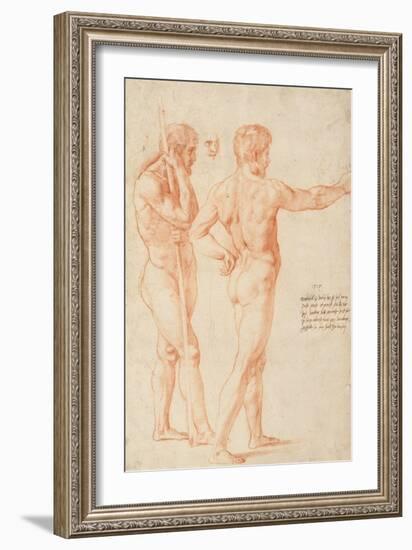 Nude Studies by Raphael-null-Framed Giclee Print