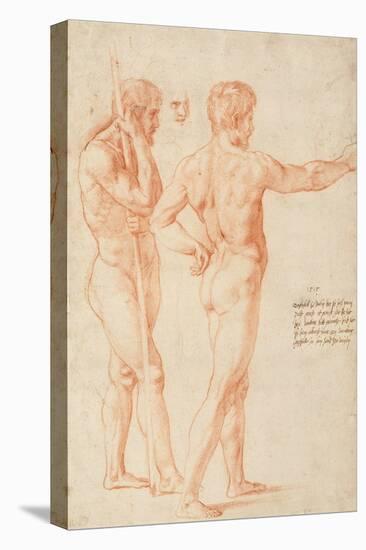 Nude Studies by Raphael-null-Stretched Canvas