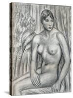 Nude Study, 20th Century (1932)-Mark Gertler-Stretched Canvas