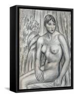 Nude Study, 20th Century (1932)-Mark Gertler-Framed Stretched Canvas