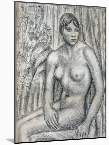 Nude Study, 20th Century (1932)-Mark Gertler-Mounted Giclee Print