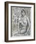 Nude Study, 20th Century (1932)-Mark Gertler-Framed Giclee Print