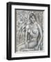 Nude Study, 20th Century (1932)-Mark Gertler-Framed Giclee Print