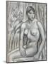 Nude Study, 20th Century (1932)-Mark Gertler-Mounted Giclee Print