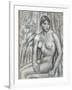 Nude Study, 20th Century (1932)-Mark Gertler-Framed Giclee Print