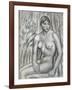 Nude Study, 20th Century (1932)-Mark Gertler-Framed Giclee Print