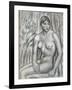 Nude Study, 20th Century (1932)-Mark Gertler-Framed Giclee Print