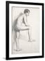 Nude Study, C.1858-Edgar Degas-Framed Giclee Print