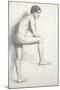 Nude Study, C.1858-Edgar Degas-Mounted Giclee Print