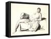 Nude Study, Classic on a Couch, 1923-24-George Wesley Bellows-Framed Stretched Canvas