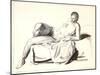 Nude Study, Classic on a Couch, 1923-24-George Wesley Bellows-Mounted Giclee Print