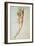 Nude, Study for the Battle of Cascina-Michelangelo Buonarroti-Framed Giclee Print