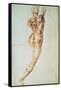 Nude, Study for the Battle of Cascina-Michelangelo Buonarroti-Framed Stretched Canvas