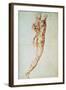 Nude, Study for the Battle of Cascina-Michelangelo Buonarroti-Framed Giclee Print