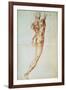 Nude, Study for the Battle of Cascina-Michelangelo Buonarroti-Framed Giclee Print