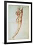 Nude, Study for the Battle of Cascina-Michelangelo Buonarroti-Framed Giclee Print