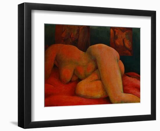 Nude Study, no.1-John Newcomb-Framed Premium Giclee Print