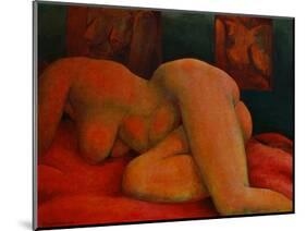 Nude Study, no.1-John Newcomb-Mounted Premium Giclee Print