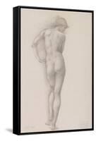 Nude study of Andromeda-Edward Burne-Jones-Framed Stretched Canvas