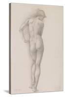 Nude study of Andromeda-Edward Burne-Jones-Stretched Canvas